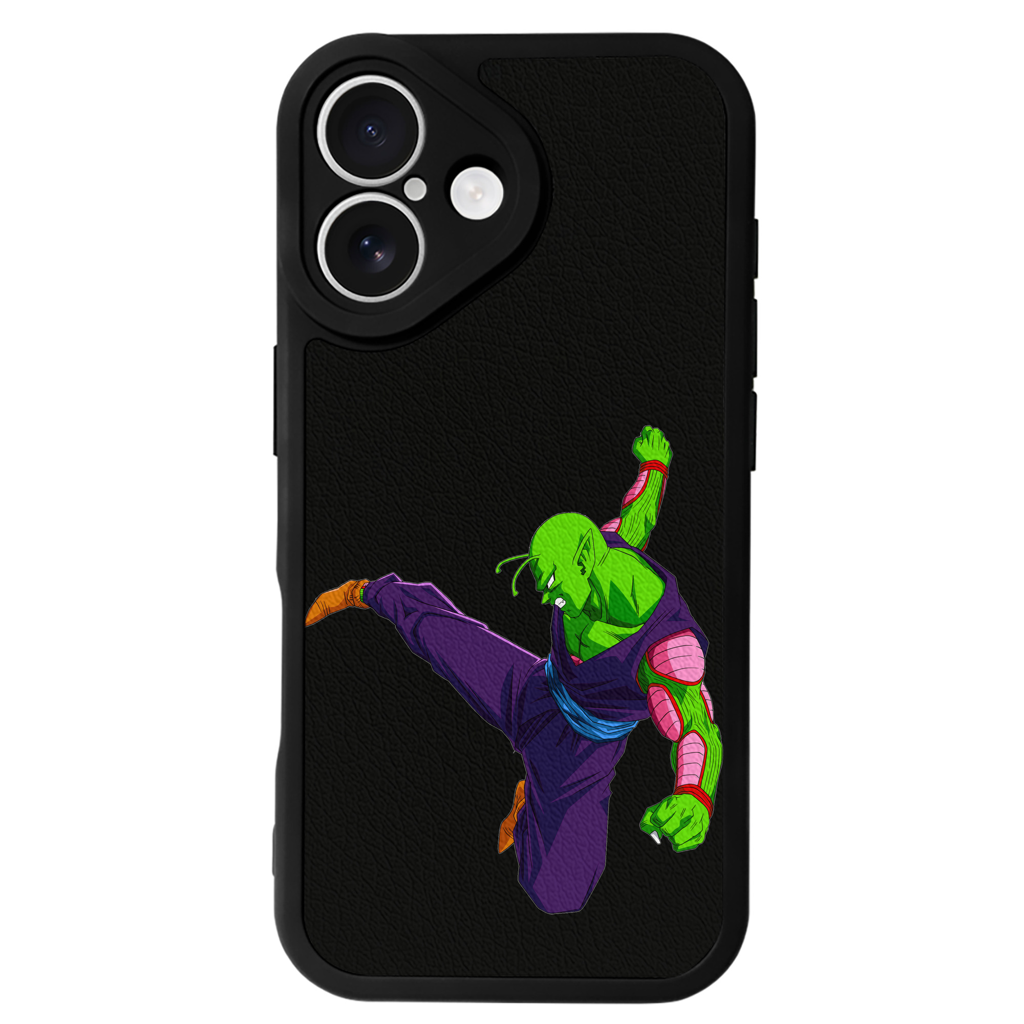 （画像用） ドラゴンボール ピッコロ DRAGON BALL Piccolo 【iPhone 16シリーズ対応】シリコンスマホケース（レザー調） 材質：シリコン